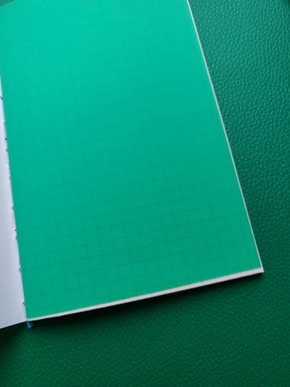 close up detail of misaligned flyleaf